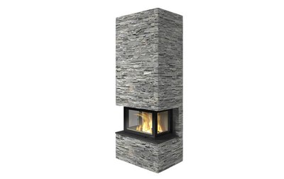 Kamin/ kergahi Davos U Stone High südamikuga N-29U kolmeklaasiga
